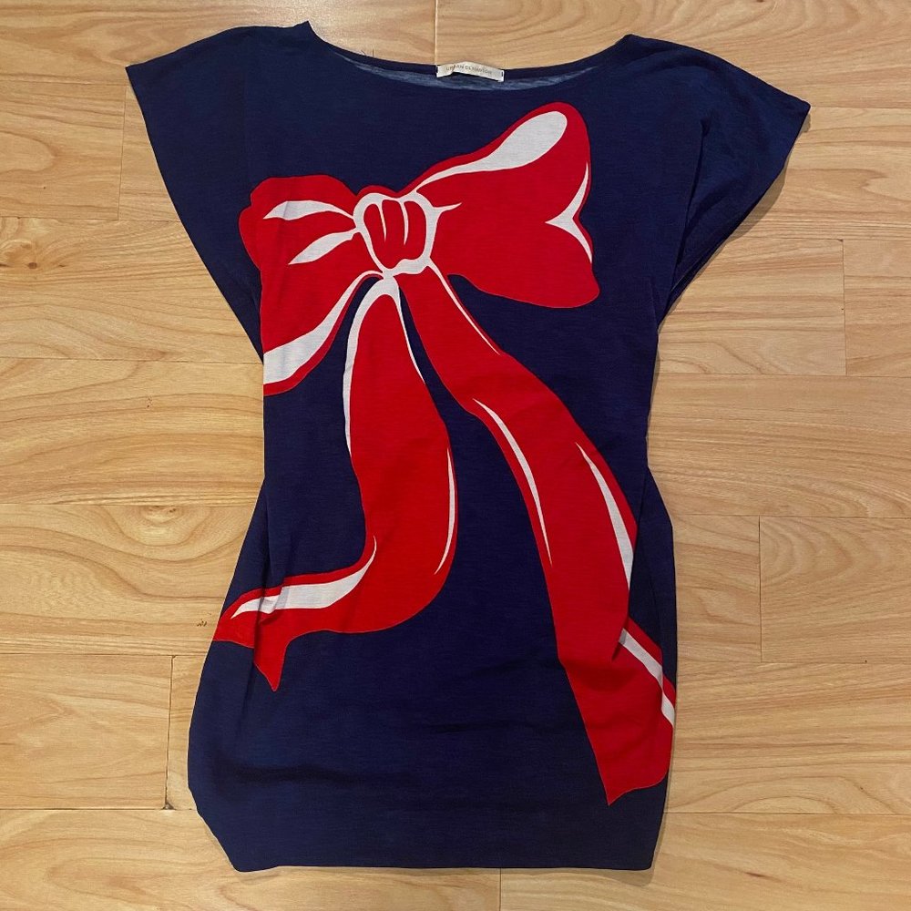 Urban Behavior Mini Dress Tie Back Bow Size XS